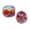Czech Fire Polished Glass Round Beads 4mm Amethyst AB (Package of 50)